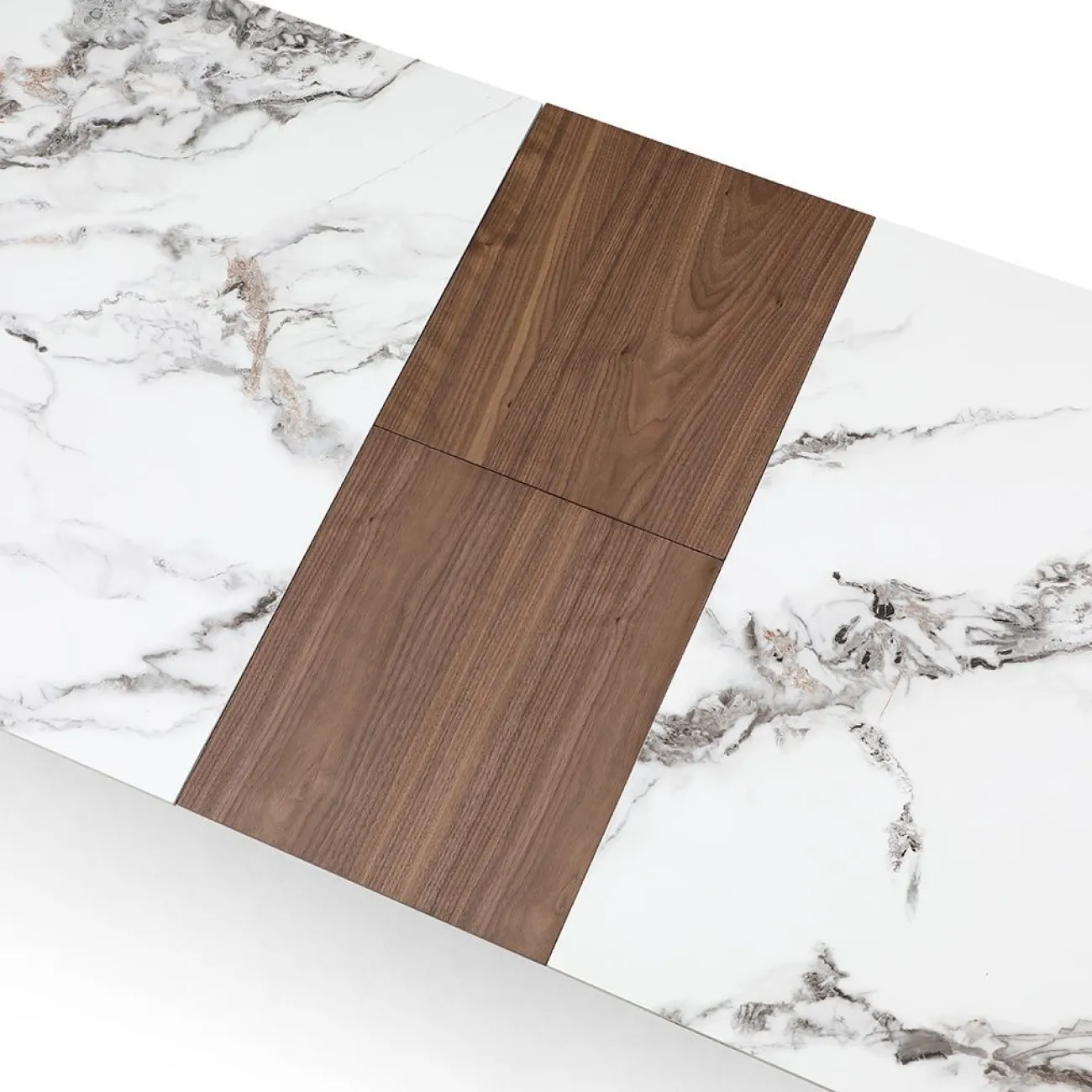 Стол DT8843CW (180) белый мрамор  керамика ESF