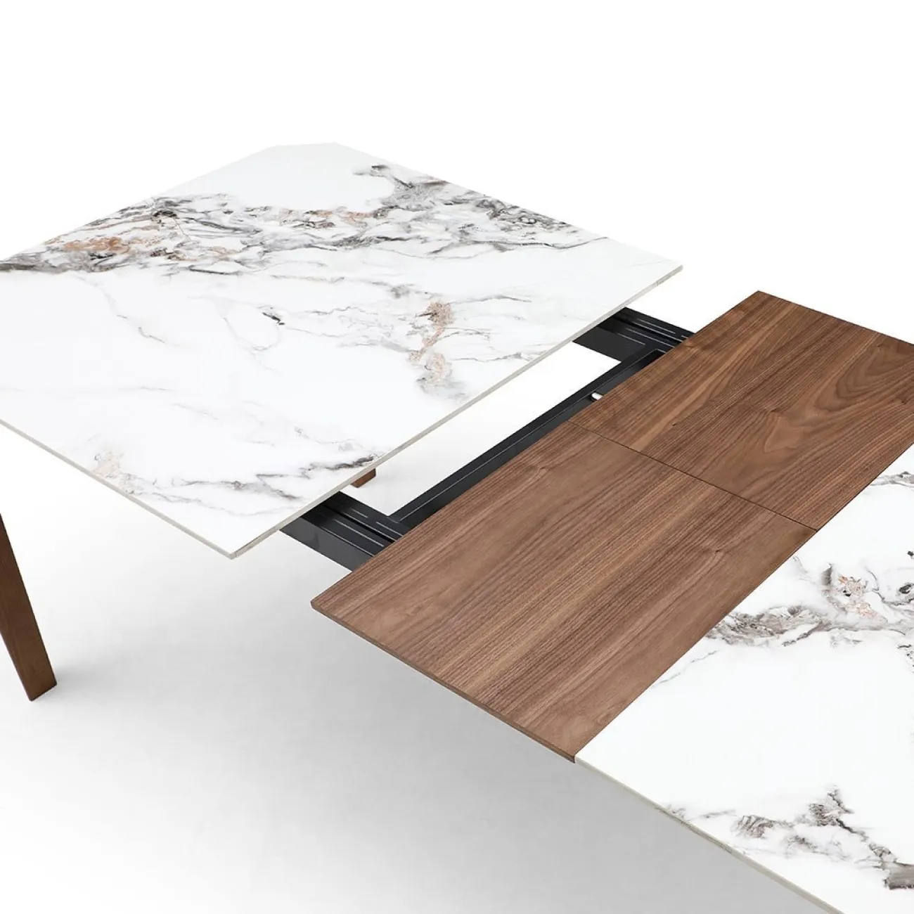 Стол DT8843CW (180) белый мрамор  керамика ESF