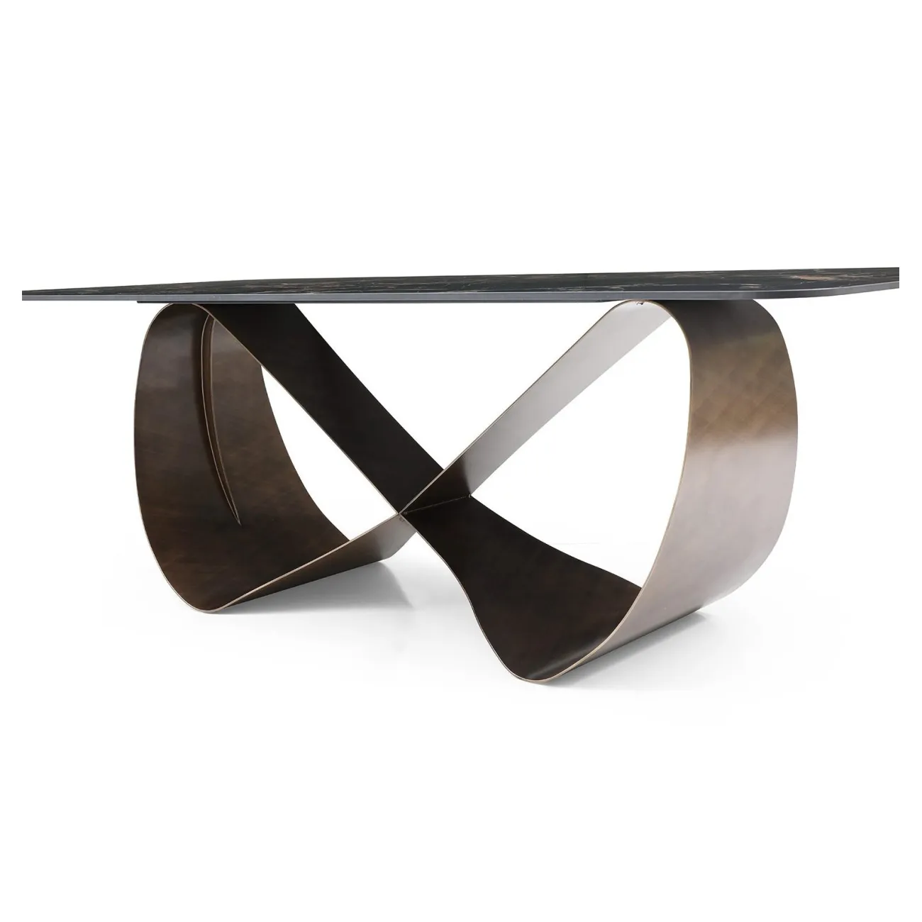 Стол DT9305FCI (240) черный керамика/бронзовый ESF