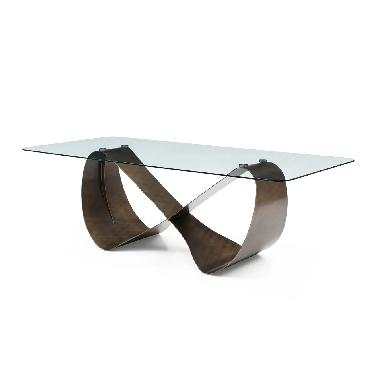 Стол DT9305FGI (240) прозрачный /бронзовый ESF