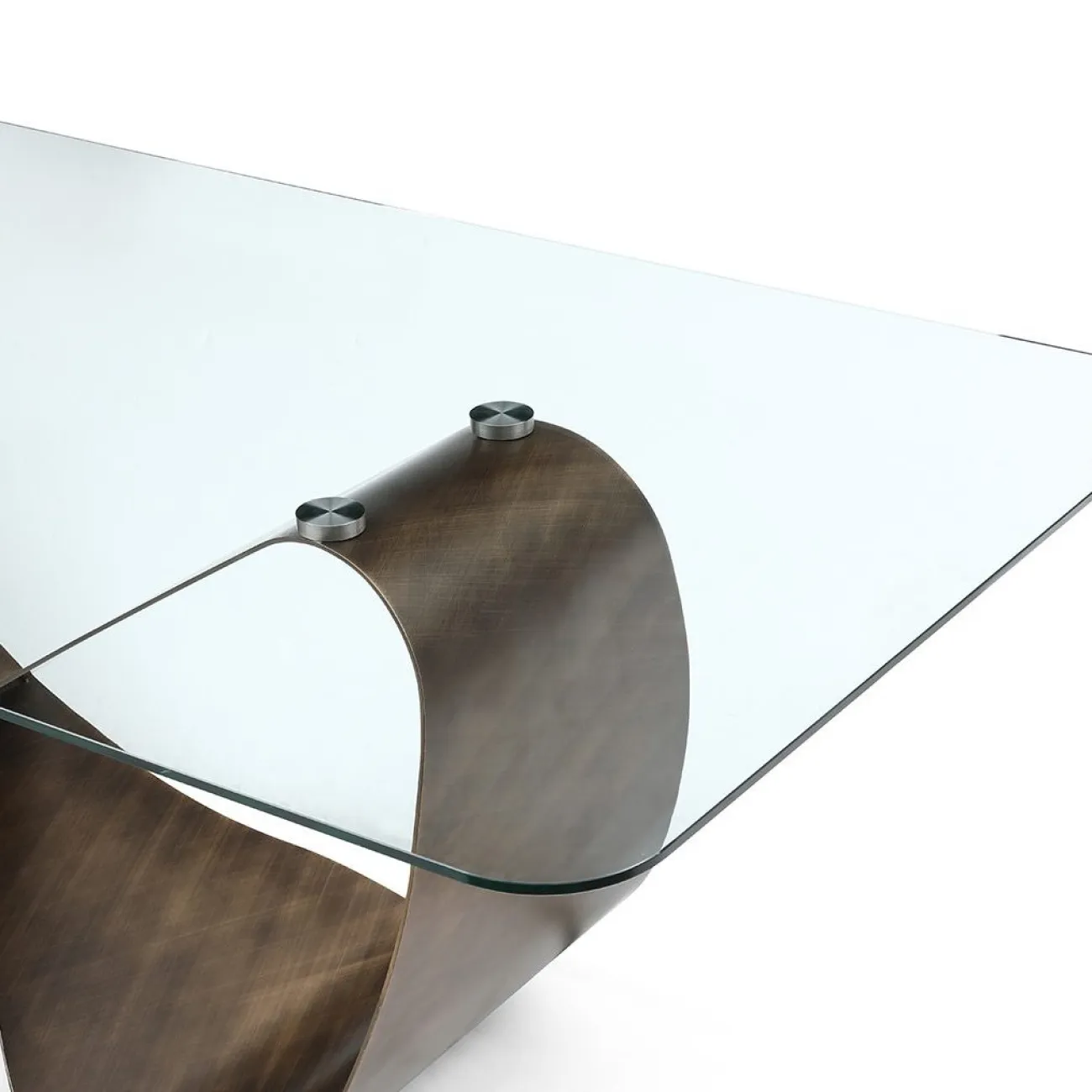 Стол DT9305FGI (240) прозрачный /бронзовый ESF