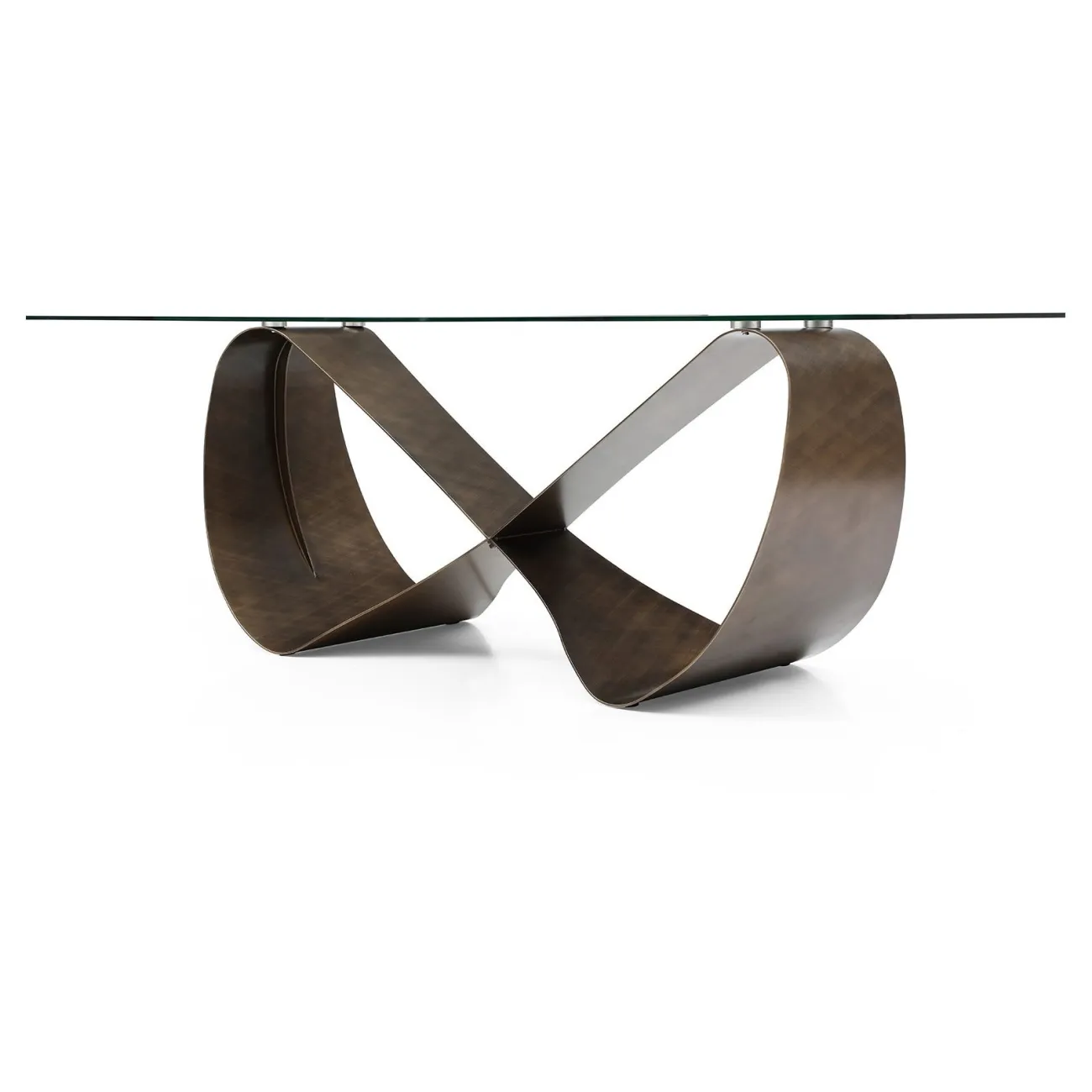 Стол DT9305FGI (240) прозрачный /бронзовый ESF