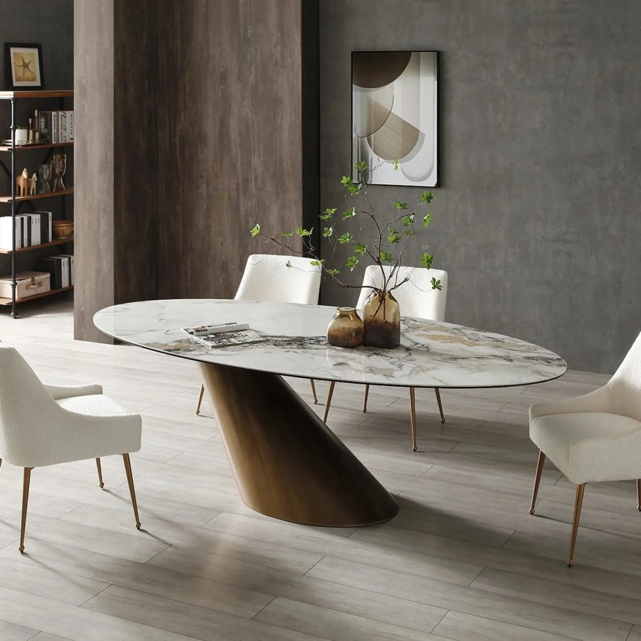 Стол DT9375FCI белый керамика ESF