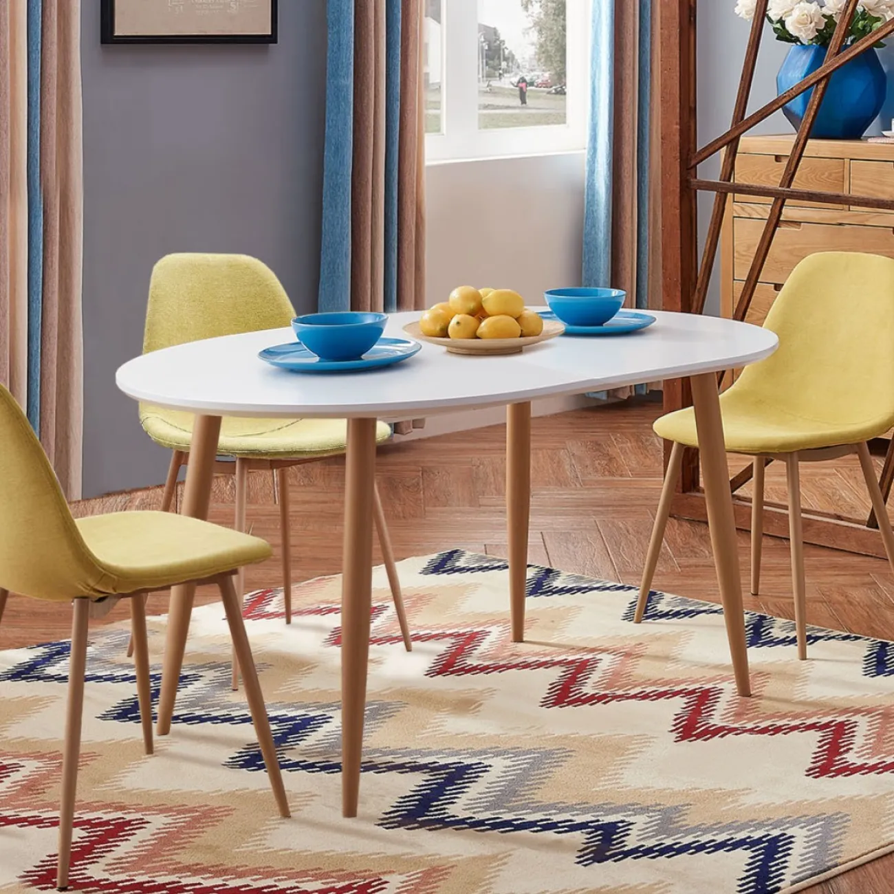 Стол DT-95D (120) белый ESF