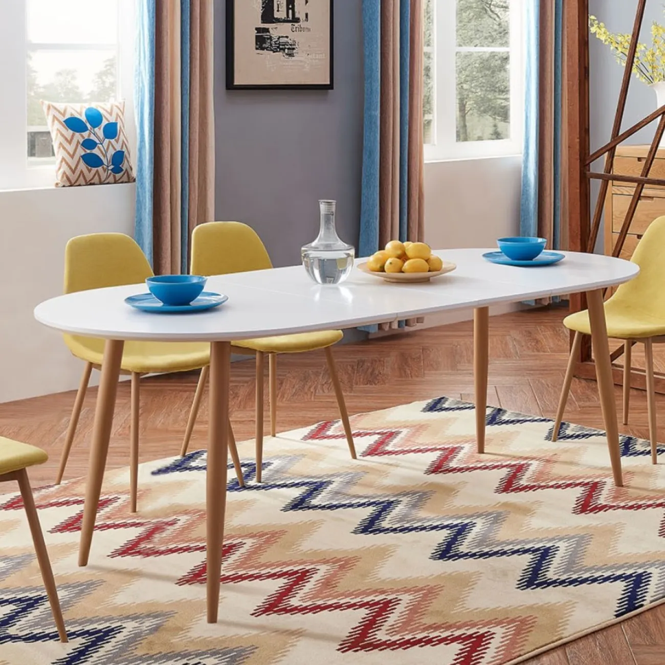 Стол DT-95D (120) белый ESF