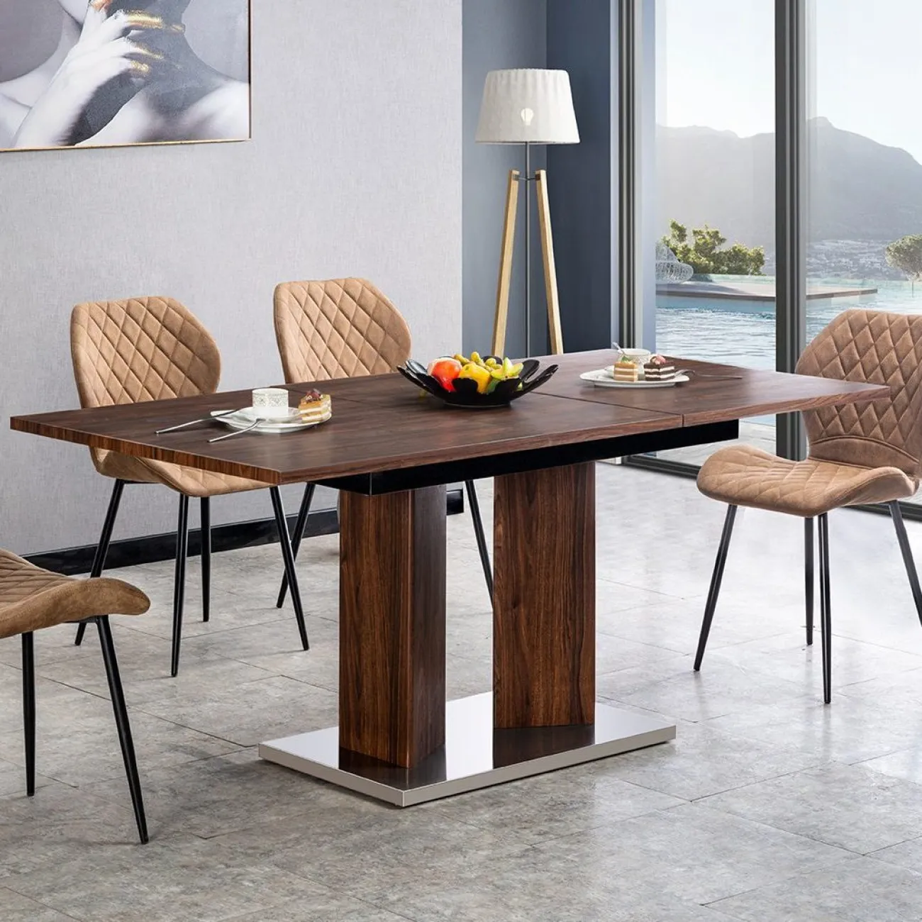 Стол JUNGEN FSD1804 орех  #H50214i ESF 