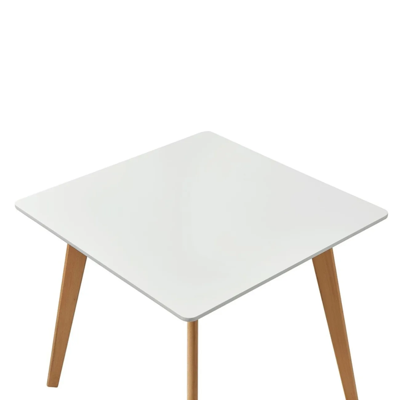 Стол M-407 белый матовый/бук ESF