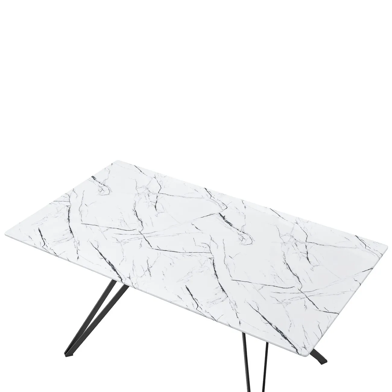 Стол MARBELLA FSD1943 белый мрамор FV2666 ESF Стол MARBELLA FSD1943 белый мрамор FV2666 ESF