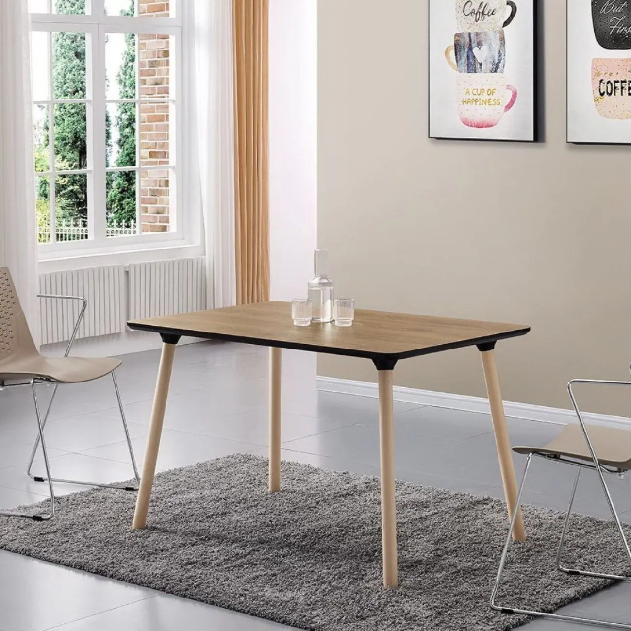 Стол PW-036-1W дерево ESF