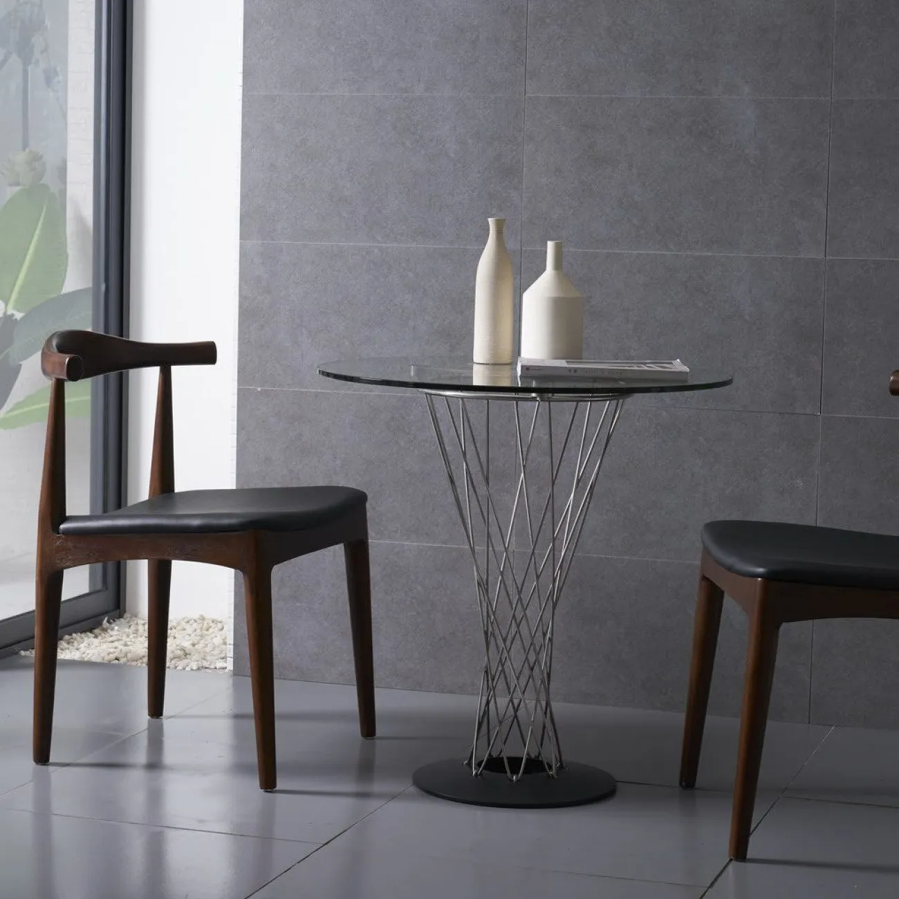 Стол RT-413(C)70 прозрачное стекло ESF