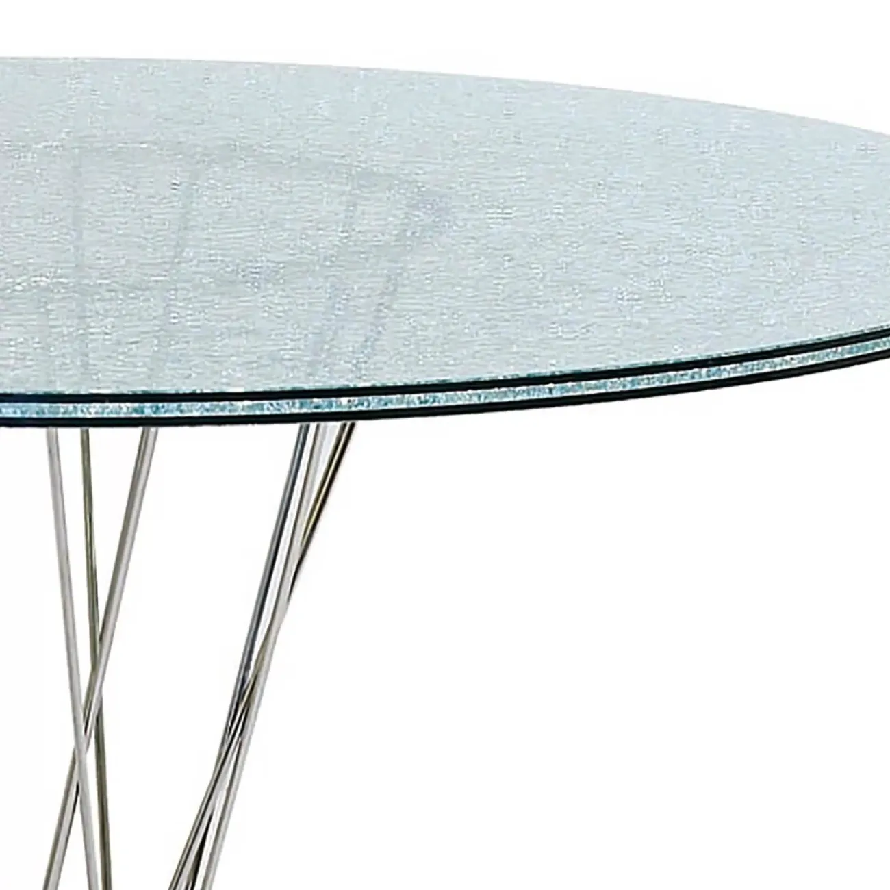 Стол RT-413(C)70 дизайнерское стекло ESF