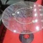 Стол RT-413(C)70 дизайнерское стекло ESF
