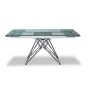 Стол T 041 (140)  прозрачный ESF 