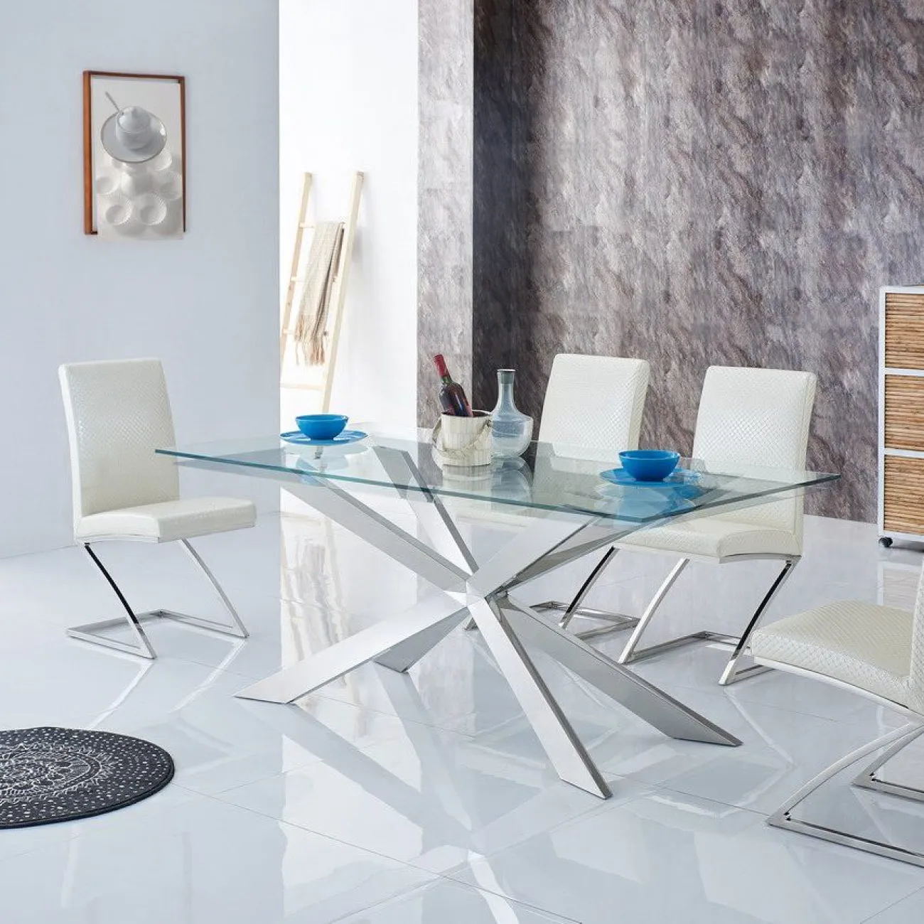 Стол T 088 (160) прозрачный ESF