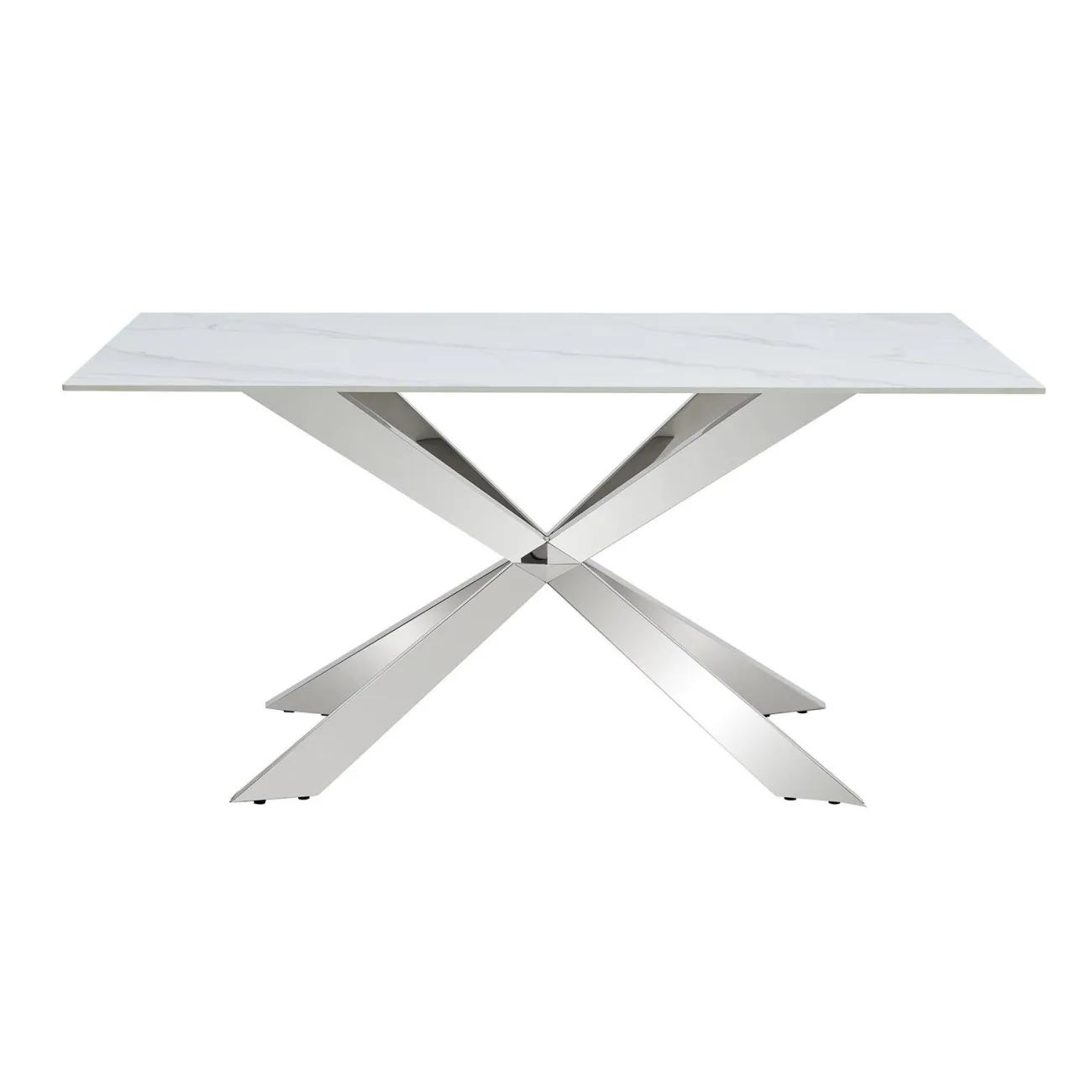 Стол T 088 (180) камень белый матовый Calacata ESF Стол T 088 (180) камень белый матовый Calacata ESF