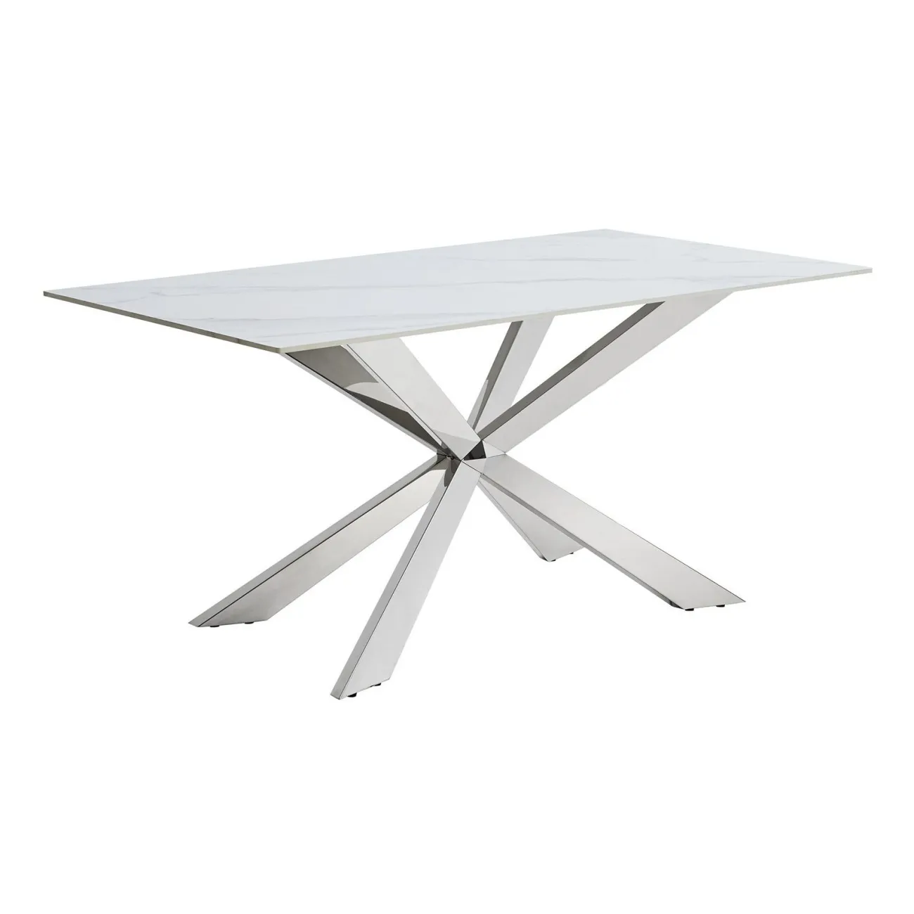 Стол T 088 (160) камень белый матовый Calacata ESF Стол T 088 (160) камень белый матовый Calacata ESF