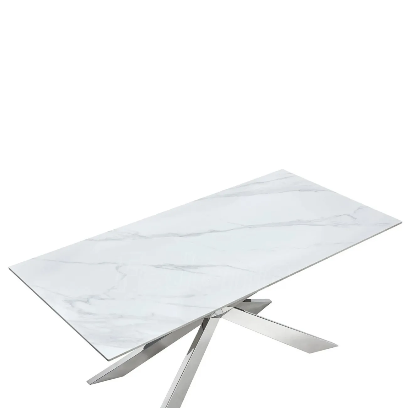 Стол T 088 (180) камень белый матовый Calacata ESF Стол T 088 (180) камень белый матовый Calacata ESF