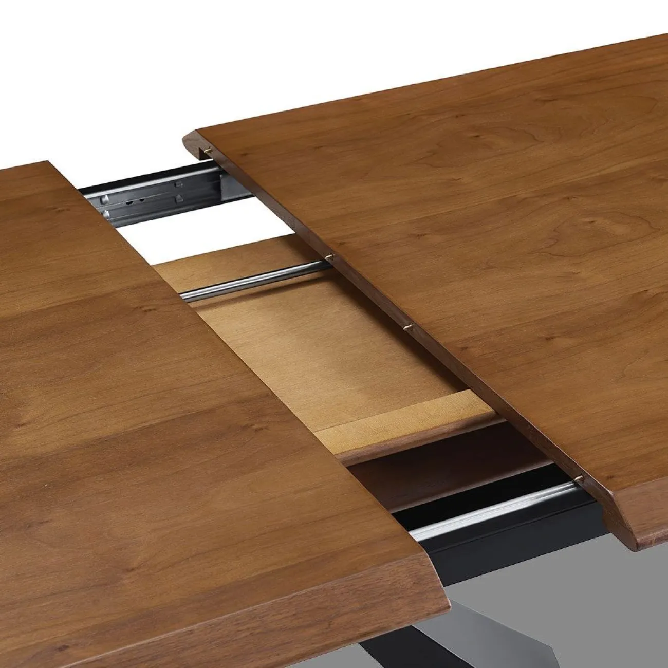 Стол T1712A (180) орех (WK-07)/черный (PC-02) ESF