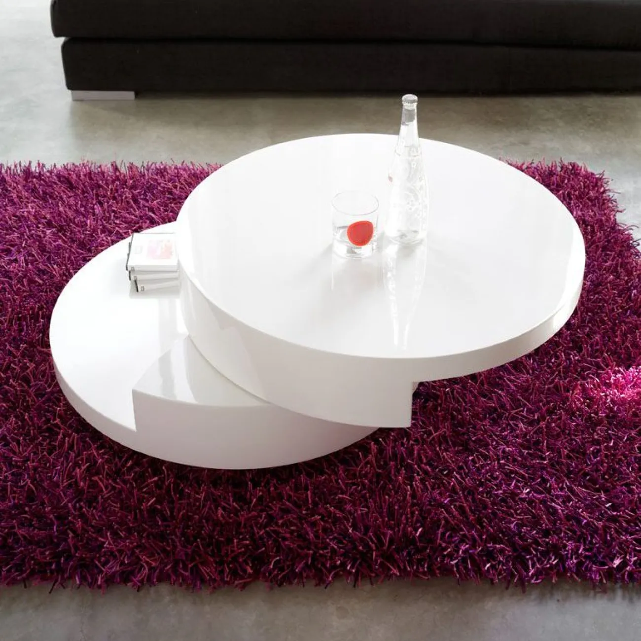 Стол журнальный CT-042 белый ESF