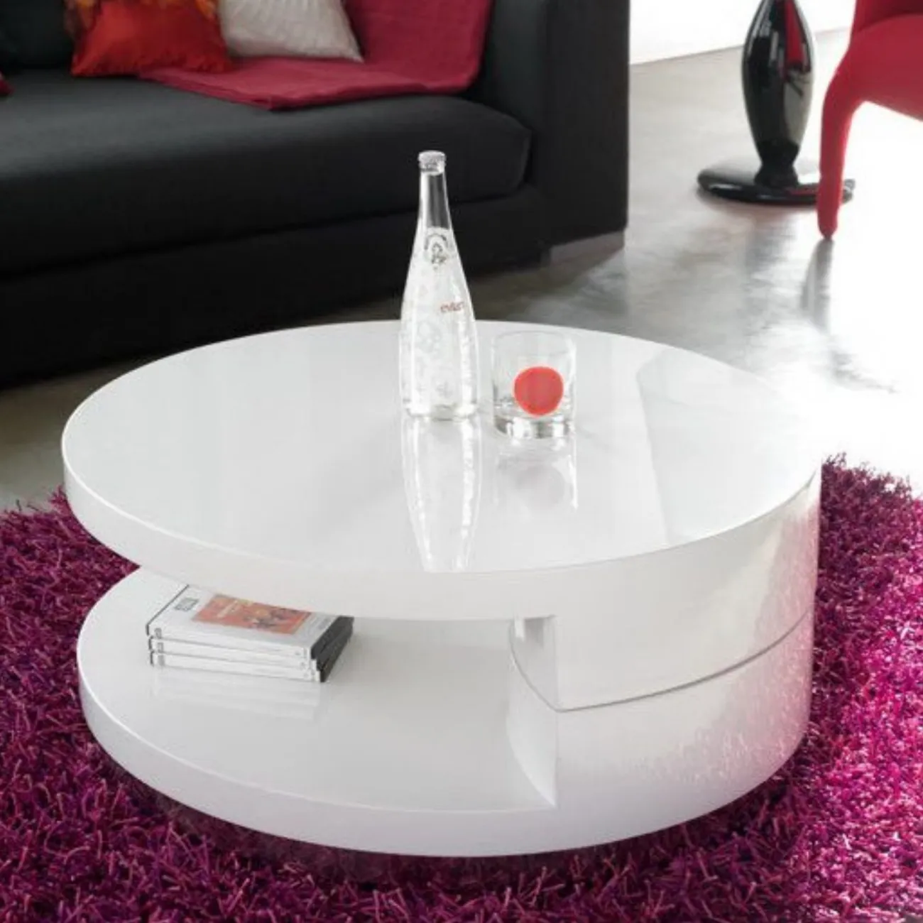 Стол журнальный CT-042 белый ESF