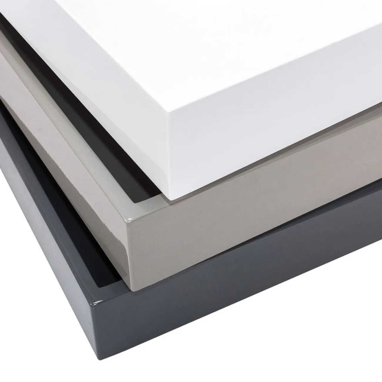 Стол журнальный CT1001 белый/серый ESF