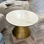 Стол журнальный CT9346CI белый керамика ESF