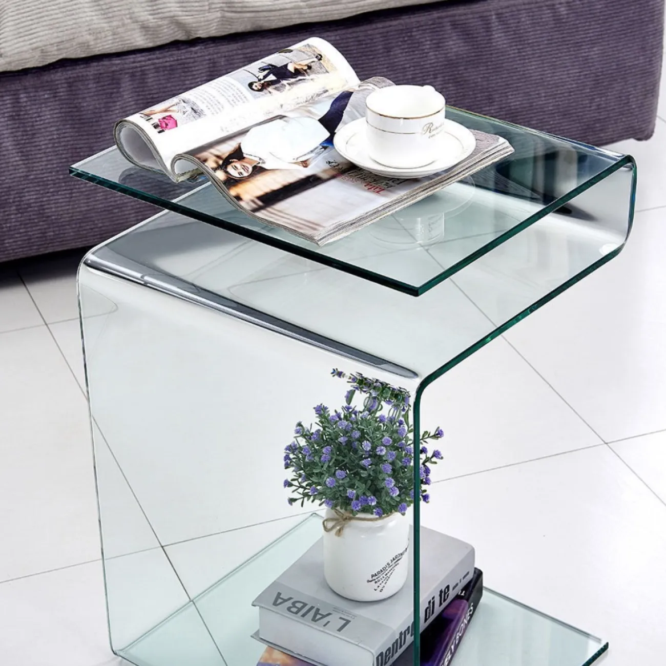 Стол журнальный F-C601 прозрачный ESF Стол журнальный F-C601 прозрачный ESF