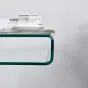 Стол журнальный F-C601 прозрачный ESF