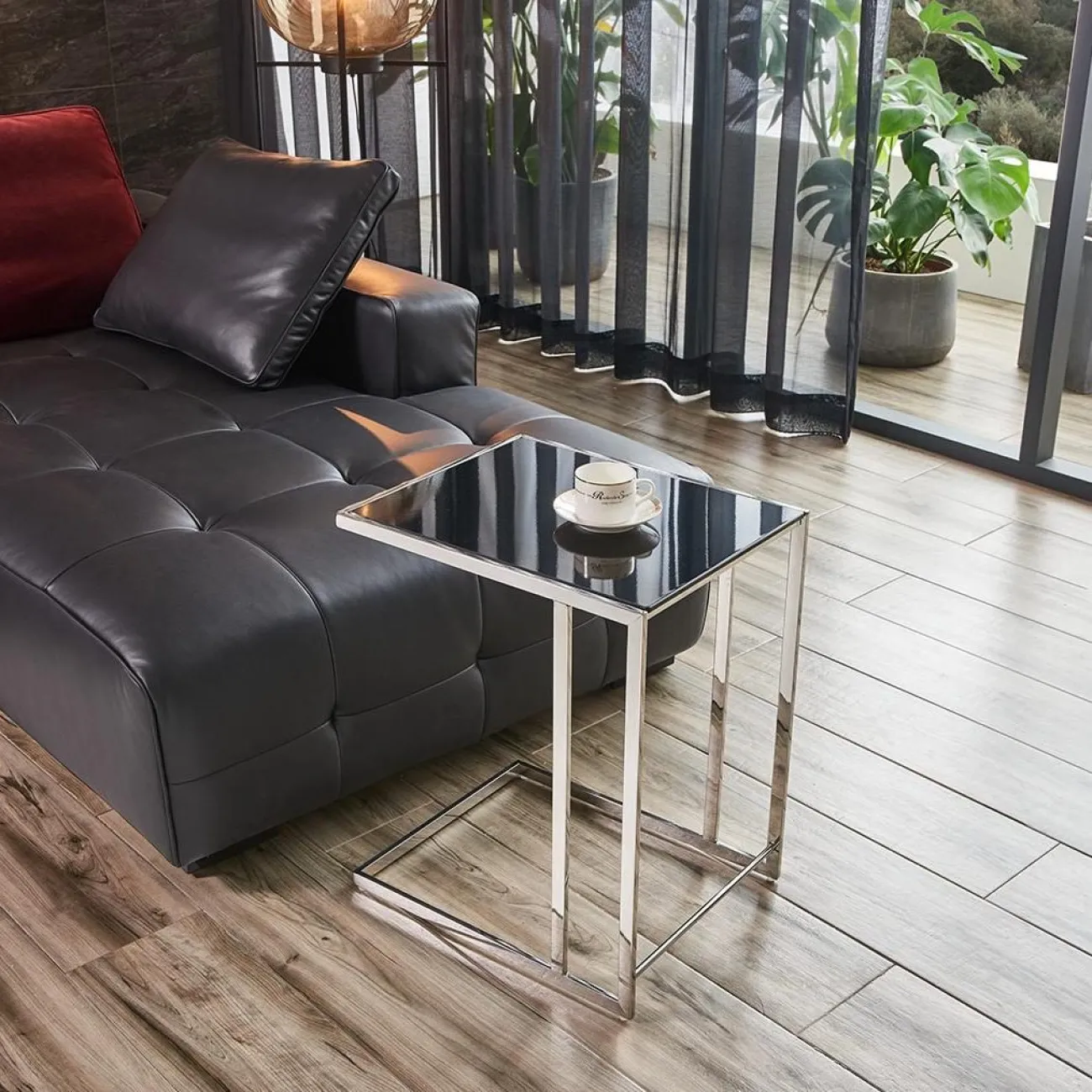 Стол журнальный J015 черный ESF