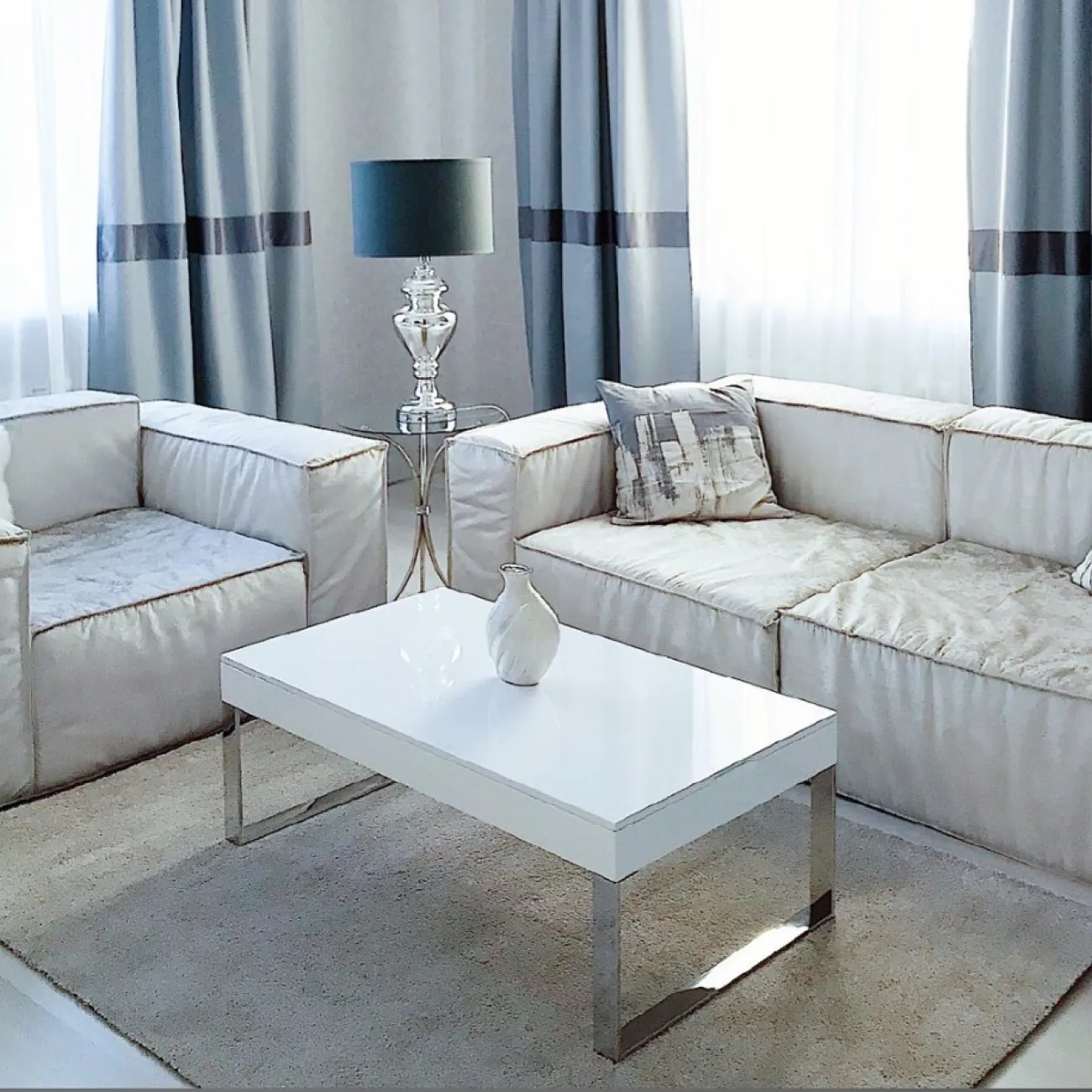 Стол журнальный J030 белый ESF 