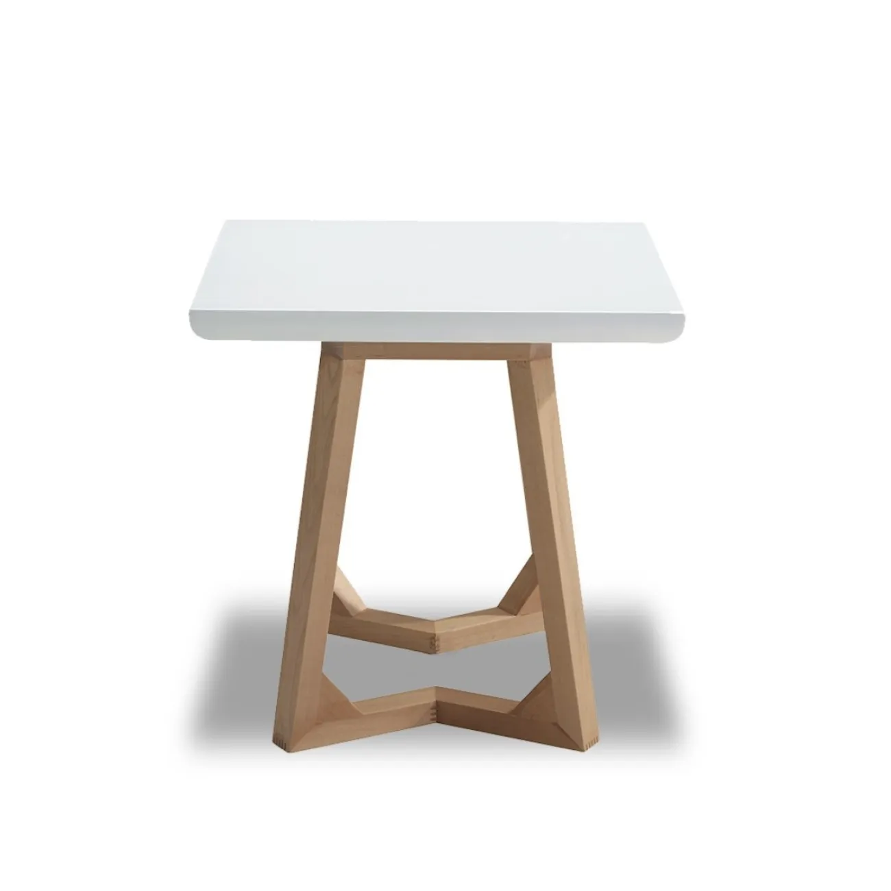 Стол журнальный J1692C белый/ясень (WK-03) ESF