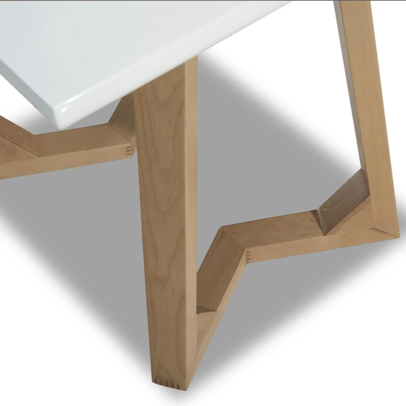 Стол журнальный J1692C белый/ясень (WK-03) ESF