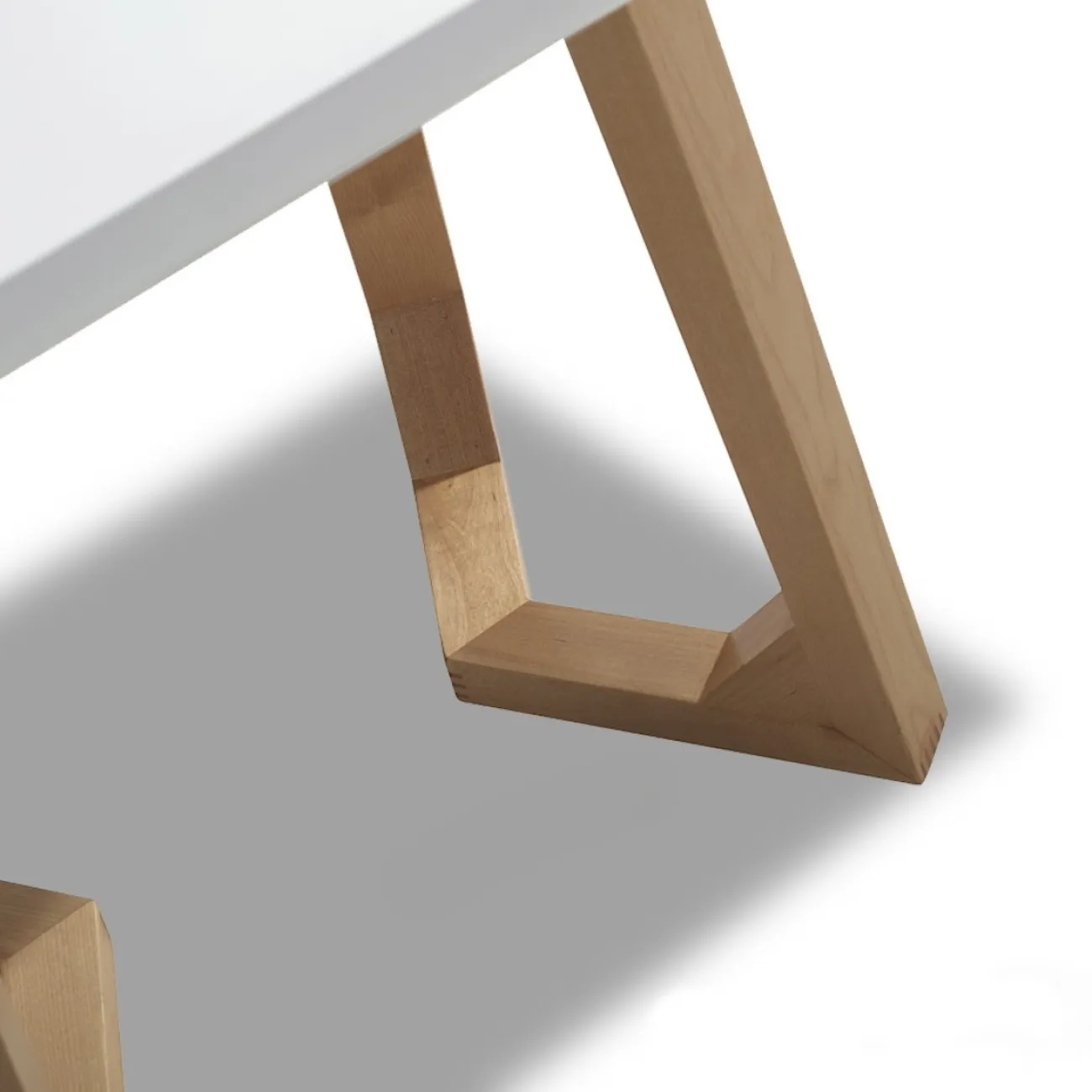 Стол журнальный J1692C белый/ясень (WK-03) ESF