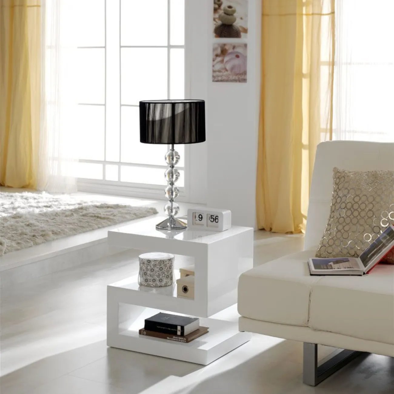 Стол консоль 25-20 белая ESF