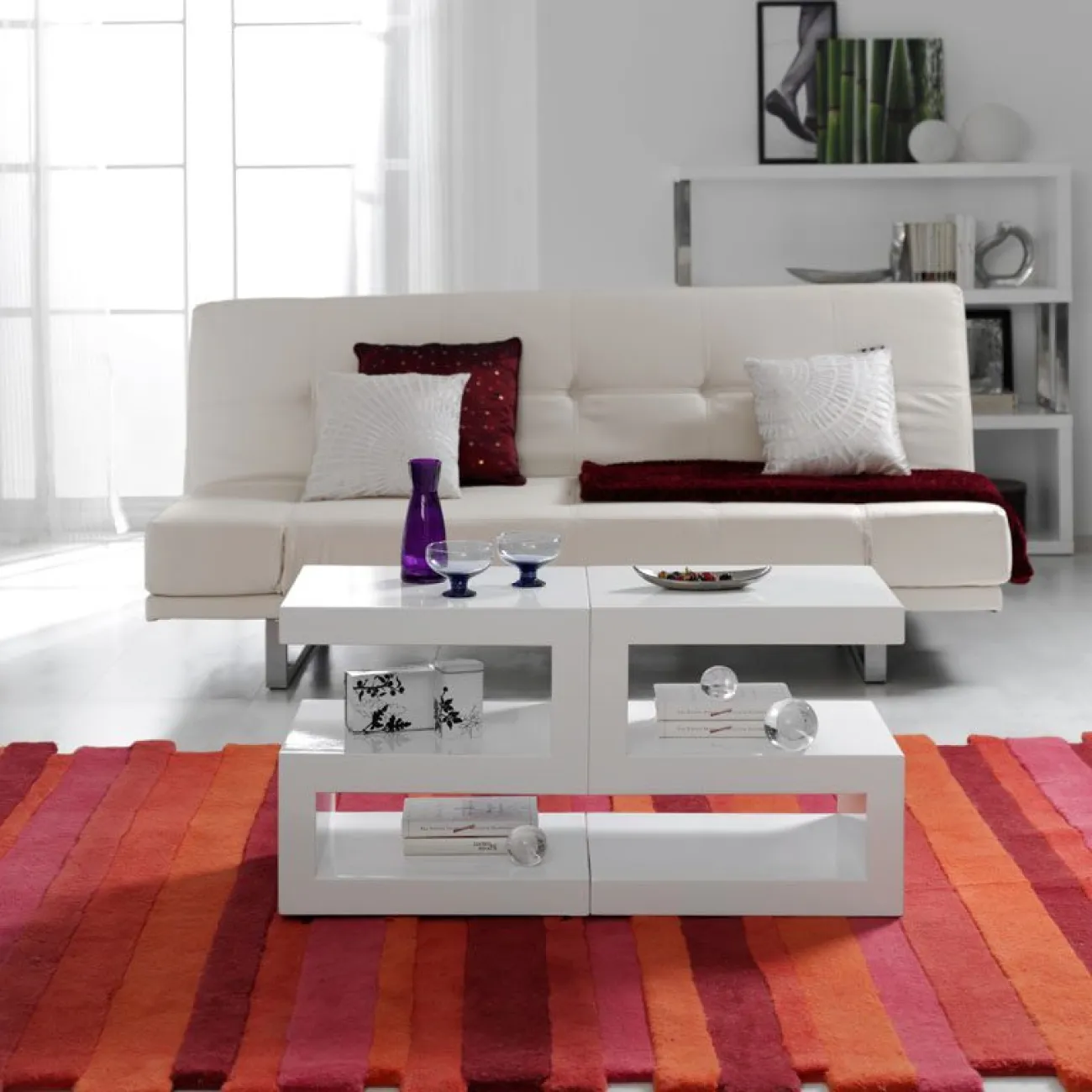 Стол консоль 25-20 белая ESF