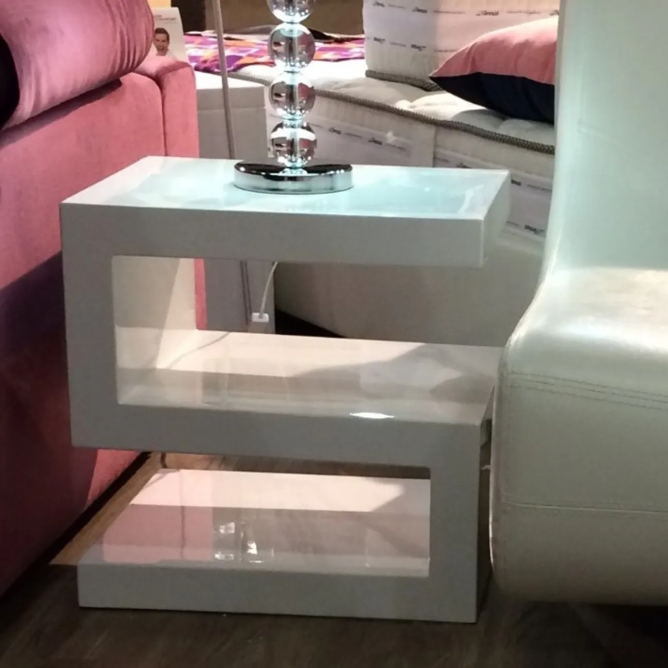 Стол консоль 25-20 белая ESF