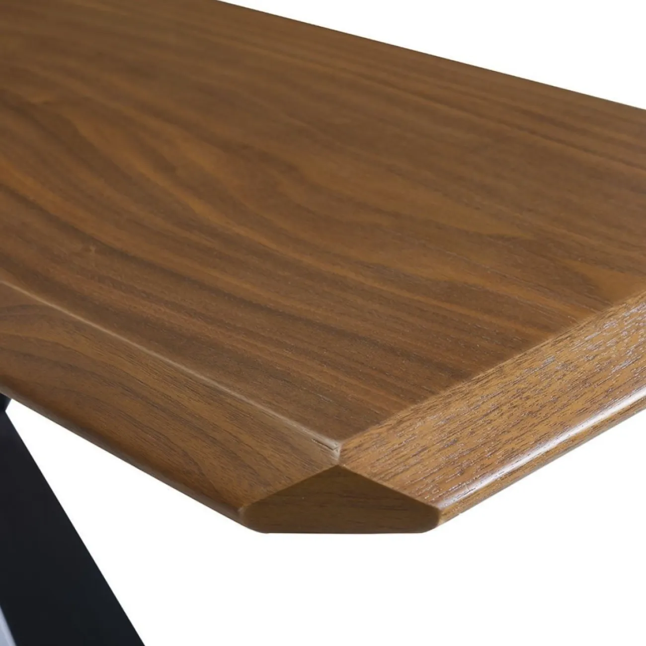 Стол консоль V1712A орех (WK-07)/черный (PC-02) ESF