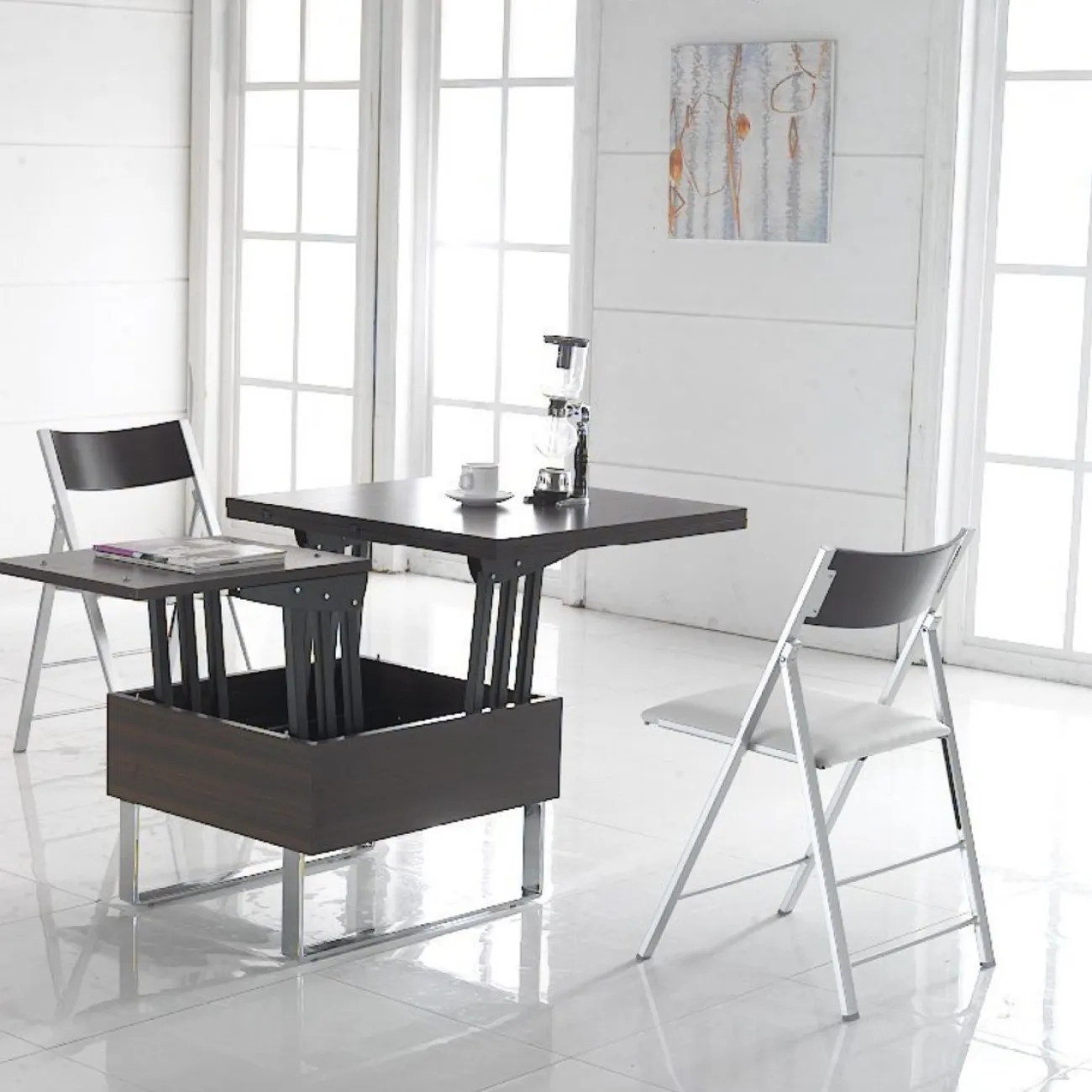 Стул 3332 венге/белый ESF