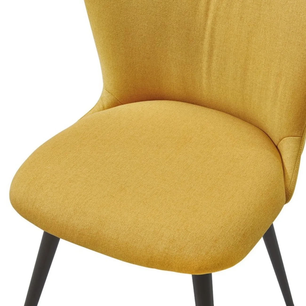 Стул 9-163A  желтый LFYF-28/черный ESF 