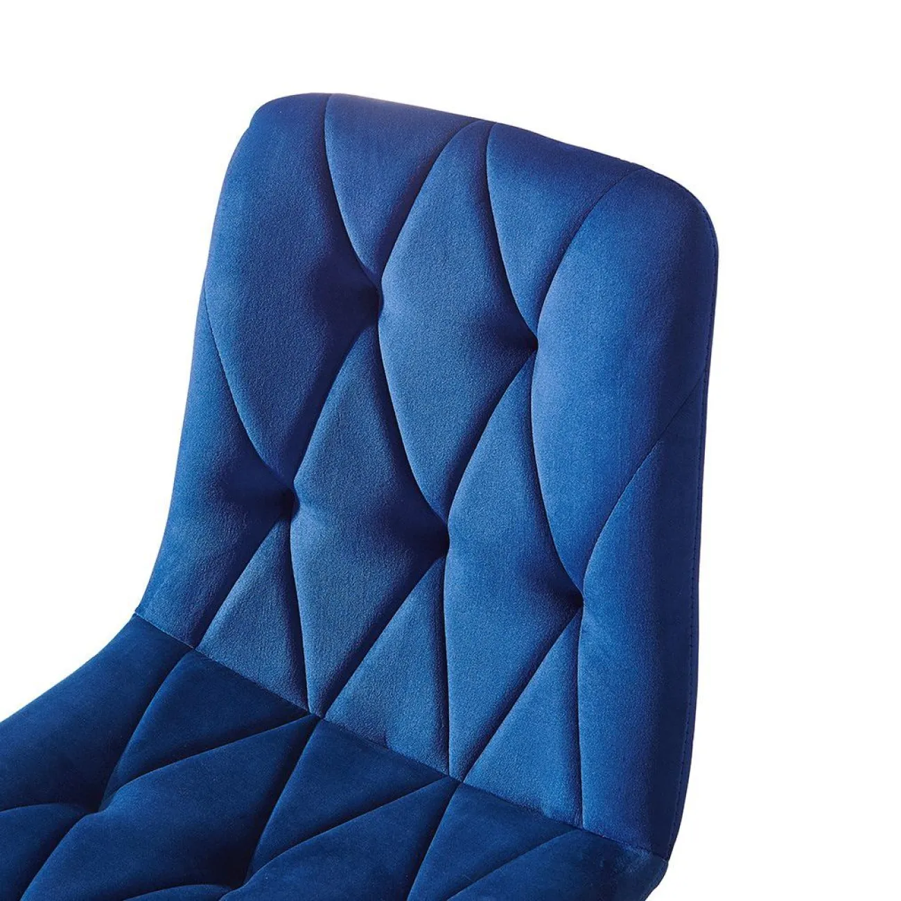 Стул C-1333 синий UF910-19/матовый черный ESF