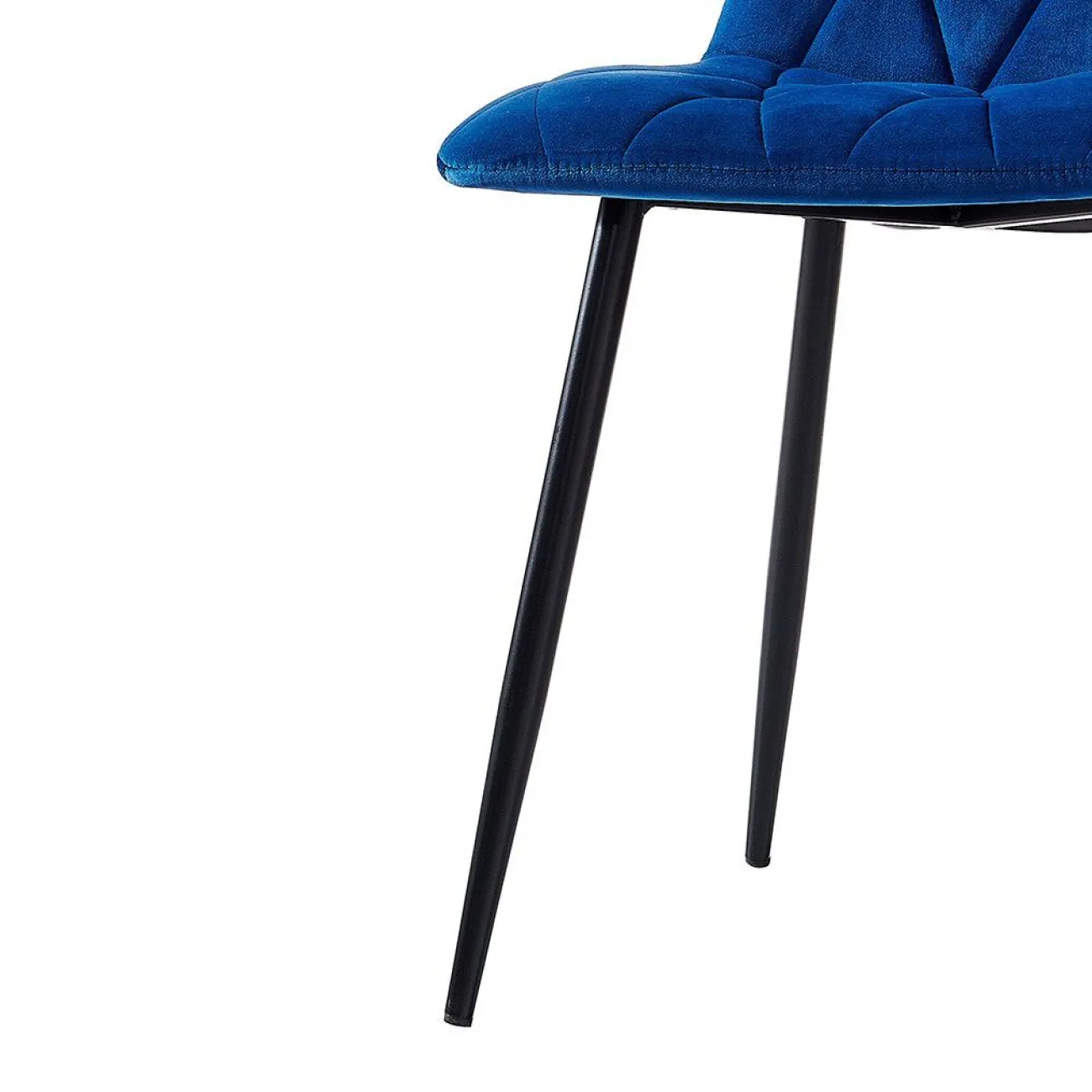 Стул C-1333 синий UF910-19/матовый черный ESF