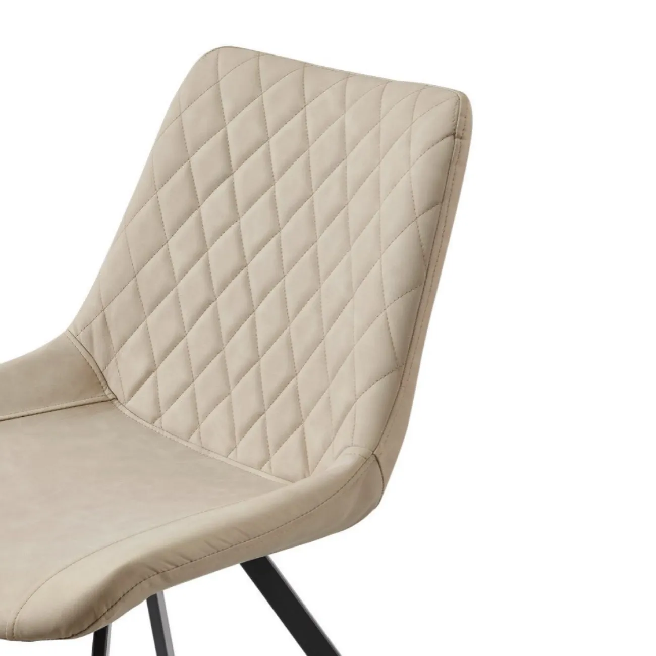 Стул C-931 белый PU FENGMA 16/матовый черный ESF