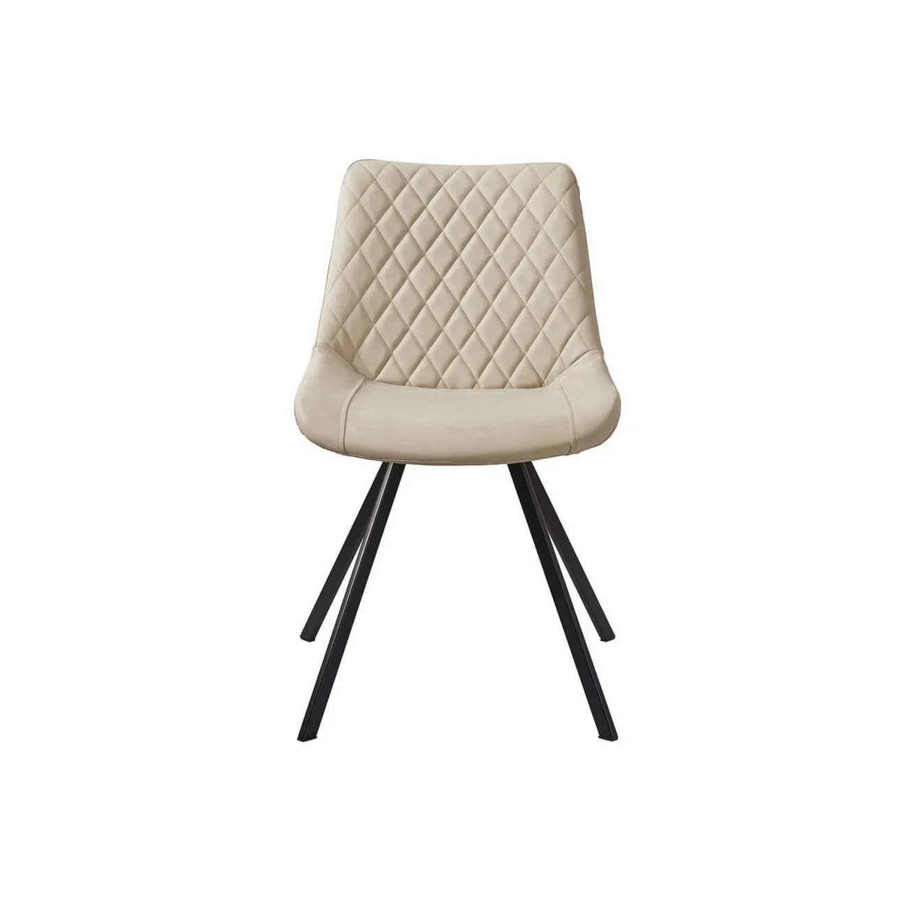 Стул C-931 белый PU FENGMA 16/матовый черный ESF