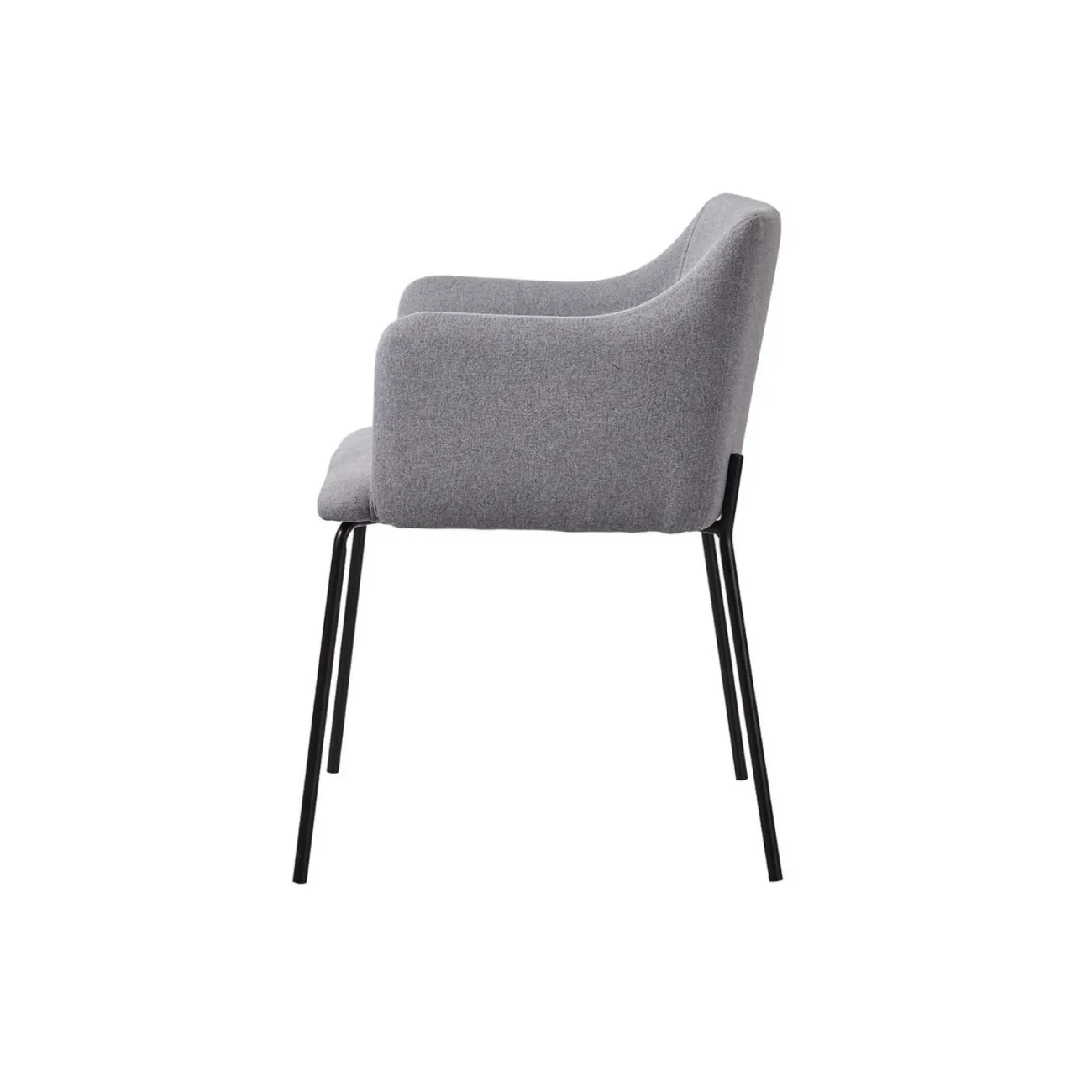 Стул C-961 серый 17-4016/матовый черный ESF