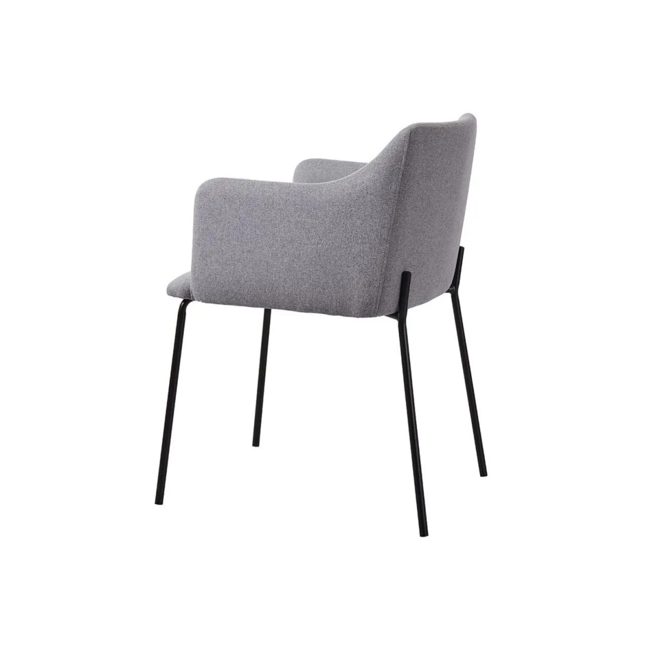 Стул C-961 серый 17-4016/матовый черный ESF