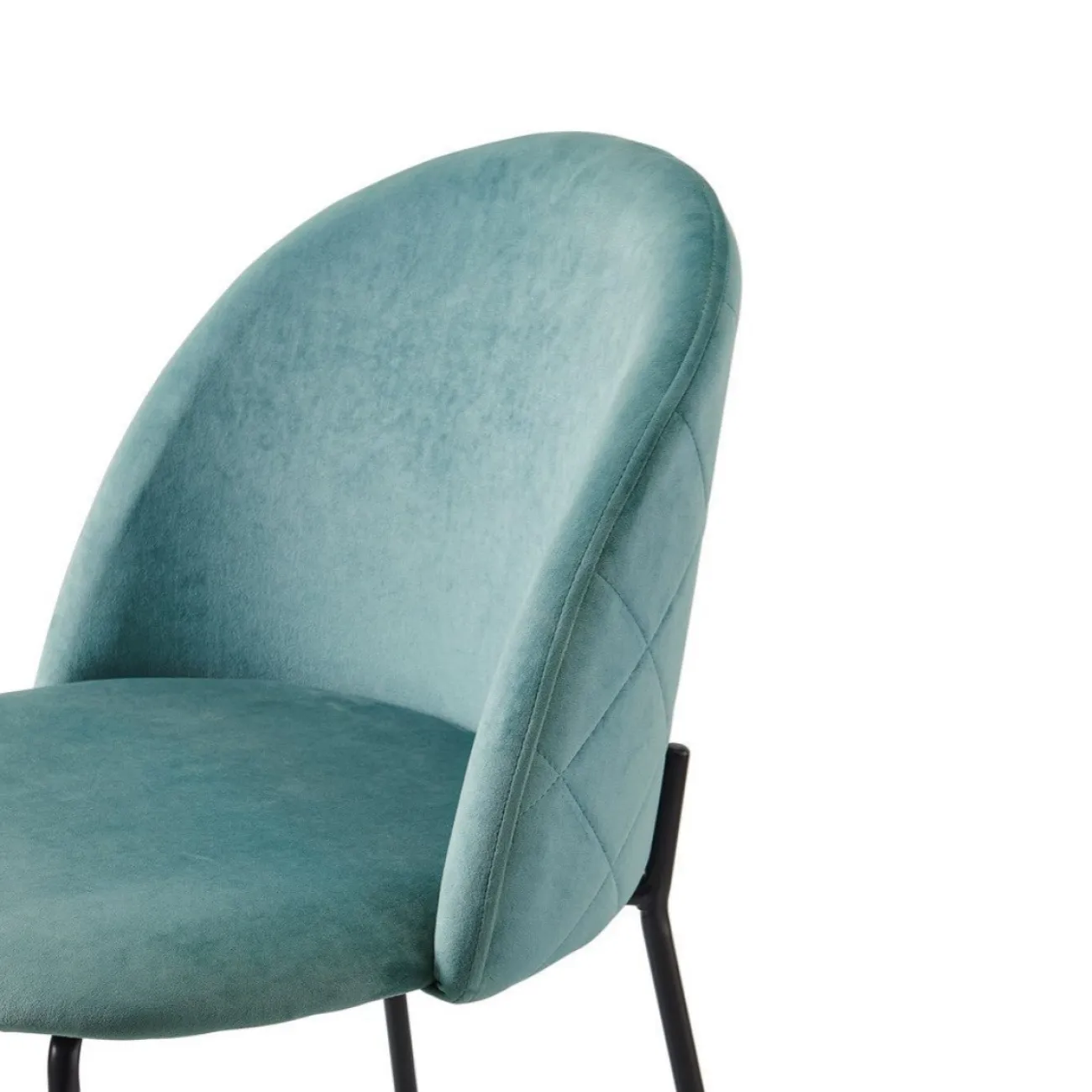 Стул C-962  Marine зеленый G062-44/матовый черный ESF