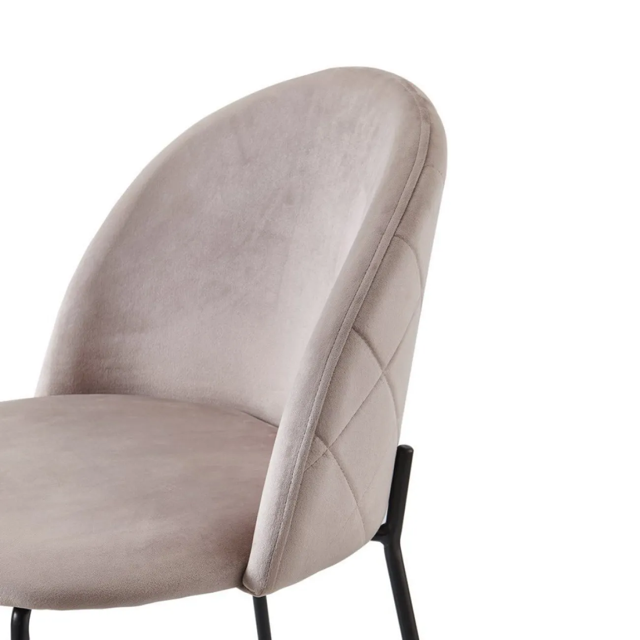 Стул C-962 бежевый G062-14/матовый черный ESF