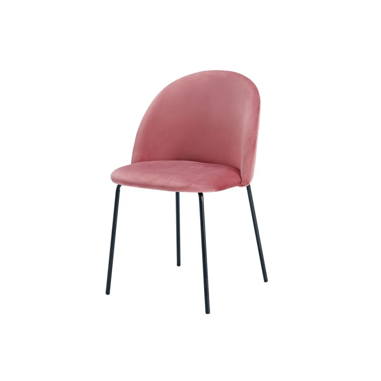 Стул C-962 розовый G062-23/матовый черный ESF