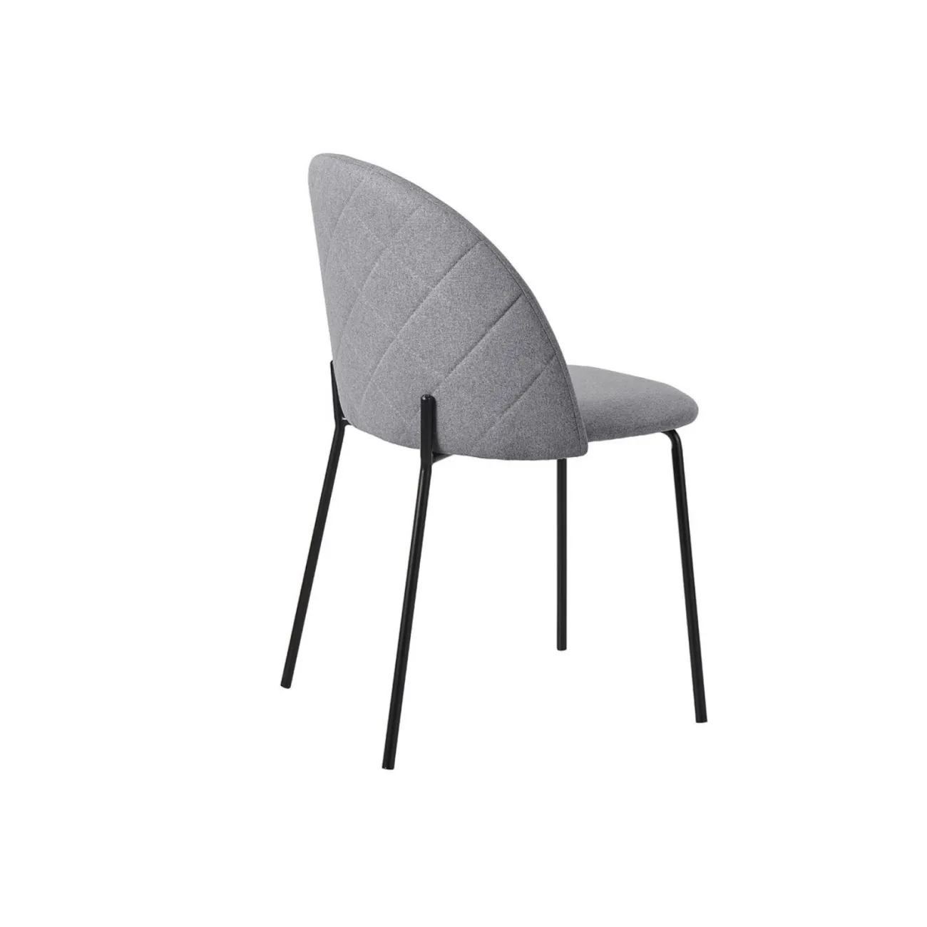 Стул C-962 серый 17-4016/матовый черный ESF