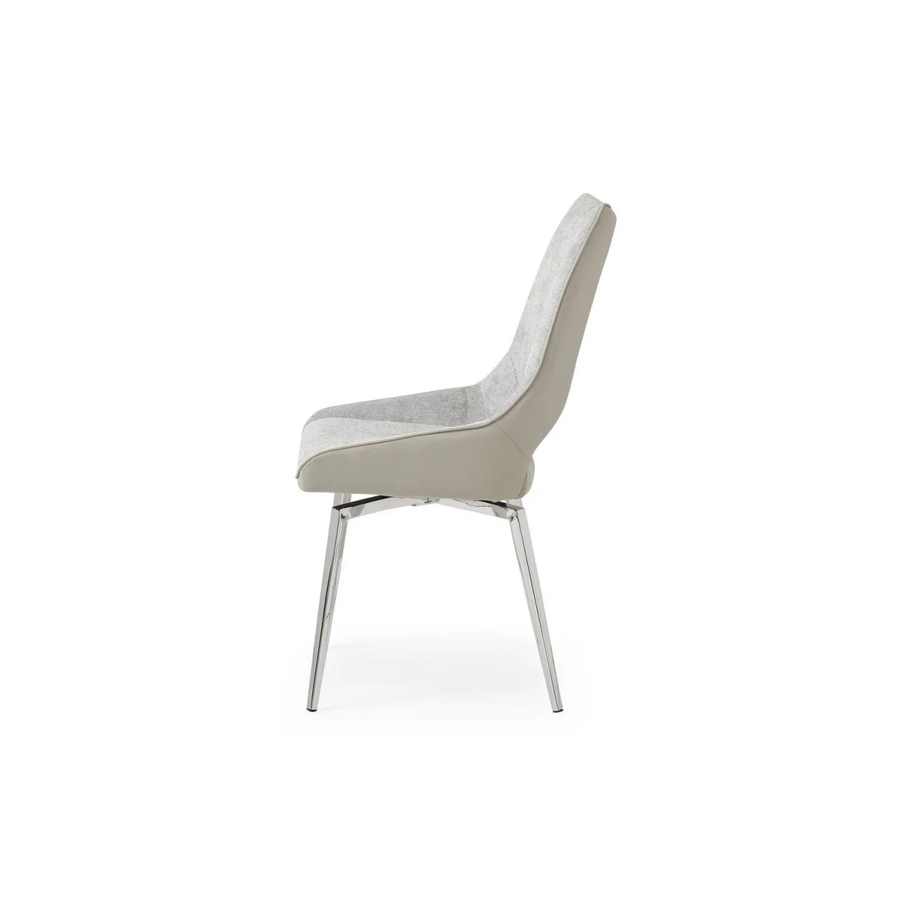 Стул DC1239 бежевый/ноги сталь